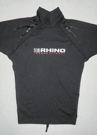 Гидрофутболка rhino серфинг рафтинг черная дайвинг m