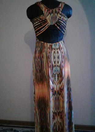 Сукня сарафан максі m/ l1 фото