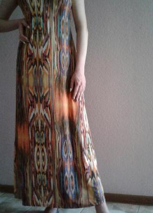 Сукня сарафан максі m/ l5 фото