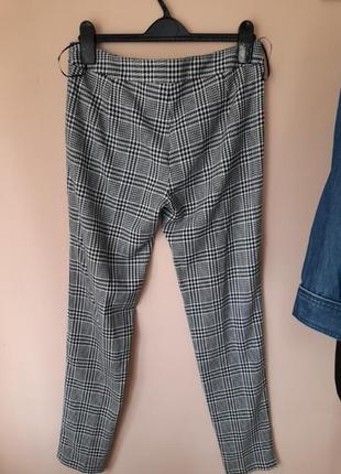 Шикарные штаны в гусиную лапку3 фото