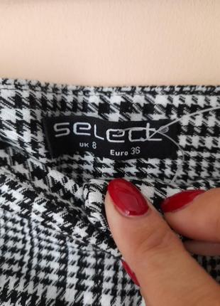 Шикарные штаны в гусиную лапку4 фото