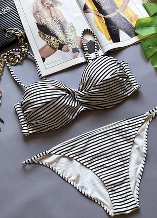 Купальник у смужку h&m розмір: 80с