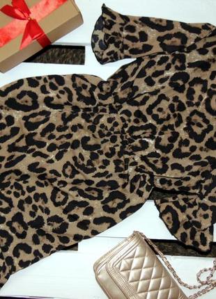 Стильне леопардове платтячко на запах фірми shein
р-р xs5 фото