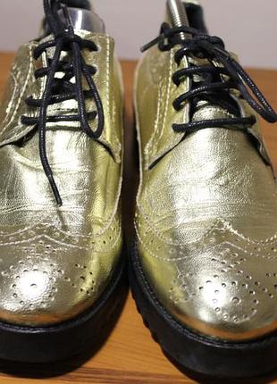 Шкіряні туфлі topshop