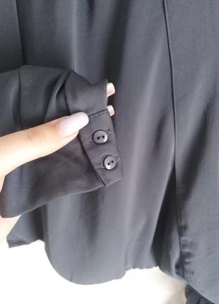 Блуза з імітацією запаху, сріблясто-сіра5 фото