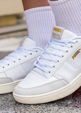 Puma ralph sampson🆕мужские кожаные кроссовки🆕белые кожаные кеды-кроссовки пума