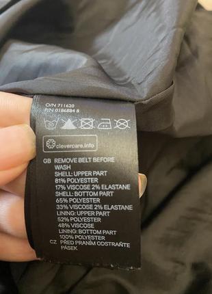 Шикарное, платье, офисное, черно серого цвета, от бренда: h&amp;m 👌 4