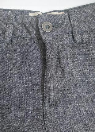 Скидка женские тонкие шорты в составе лен и вискоза4 фото