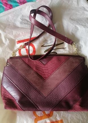 Бордова сумочка нова