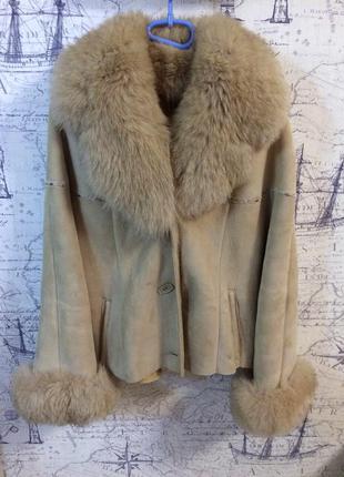 Шикарная натуральная дубленка