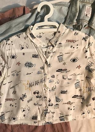 Вкорочена сорочка bershka