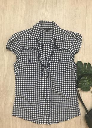 Рубашка в клетку 8 размера