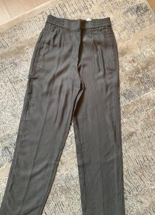 Massimo dutti штаны новые классика стильные длина 99 см по бёдрам 42 см глубина посадки 33-34 см  по6 фото