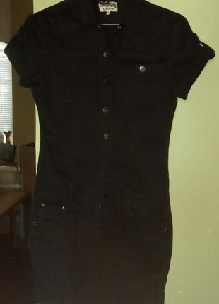 Платье рубашка original denim 42,44р