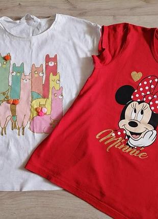 Футболки на 8-10 років h&m , disney