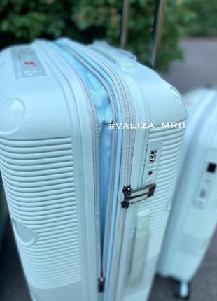 Супер якість франція, чемодан из полипропилена матовый5 фото