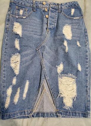 Юбка джинс s