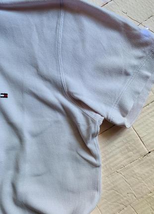 Чоловіча футболка tommy hilfiger томмі хілфігер томі поло 👚 футболка з коміром3 фото