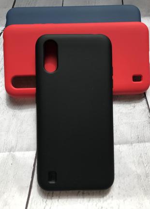 Силиконовый чехол для samsung a01