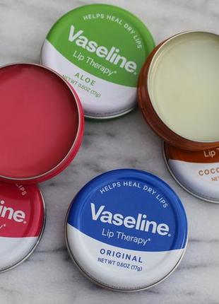 Бальзам для губ классический vaseline lip therapy original 20 г5 фото