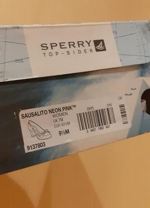 Супер удобные туфли  sperry top-sider размер 40,5(uk 7m us 9,5m)7 фото