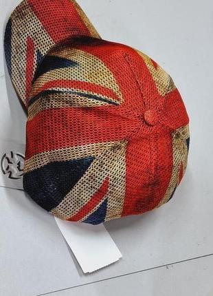 Кепка бейсболка британский флаг сетка унисекс4 фото