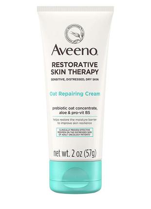 Aveeno restorative skin therapy зволожуючий вівсяний відновлюючий крем,сша