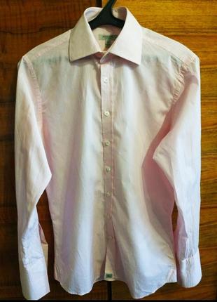 Burberry london мужская приталенная рубашка оригинал4 фото