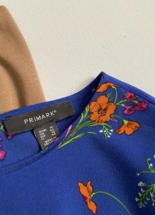 Красивейшая цветочная блуза с завязками primark
размер л3 фото
