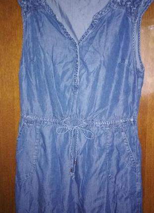 Легенькое джинсовое  платьеце