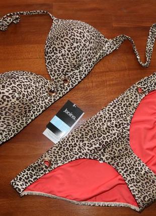 85с, 90в, 95а (низ 4-5хл) купальник бикини в леопардовый принт2 фото