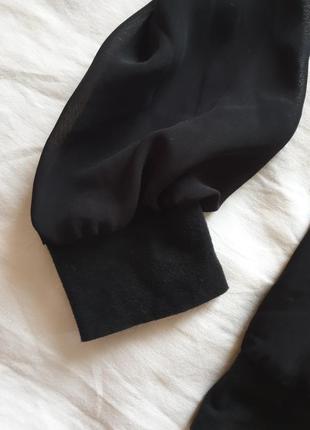 Черная блуза4 фото