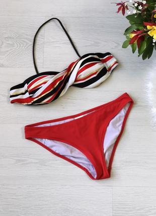 Збірний купальник на зав'язку🍒