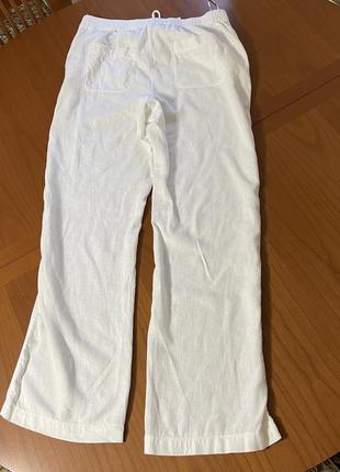 Брюки  льняні глибока посадка peacocks