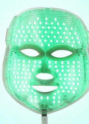 Светодиодная led маска для фотодинамической терапии/ омоложения кожи лица3 фото