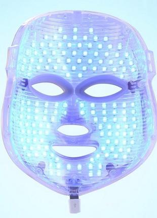 Светодиодная led маска для фотодинамической терапии/ омоложения кожи лица4 фото