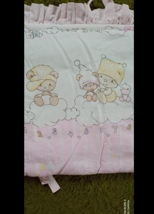 Бортики в ліжечко