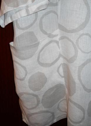Блуза льняная 56 размера2 фото