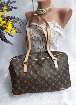 Louis vuitton's cite сумка тоут вінтаж з монограмою