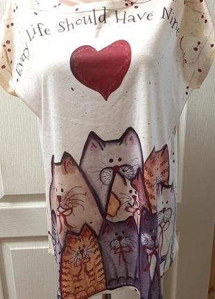 🐱🐈🐱 оригинальная футболочка котэ