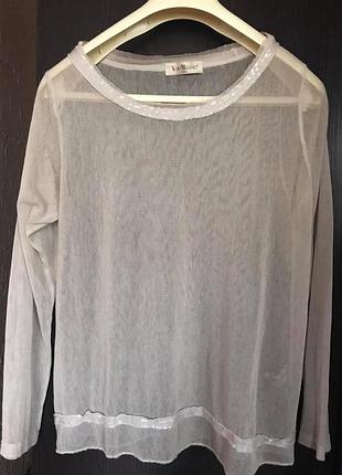 Італійська "гола" футболка -сіточка