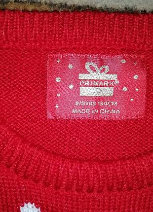 Светр з принтом primark. б/у. 5
