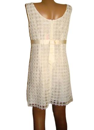 Сукня гіпюрову ошатне айворі warehouse4 фото