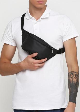 Сумка на пояс бананка tirso mshm чорний
