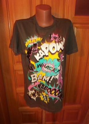 Футболка яркая на подростка р. м - new look