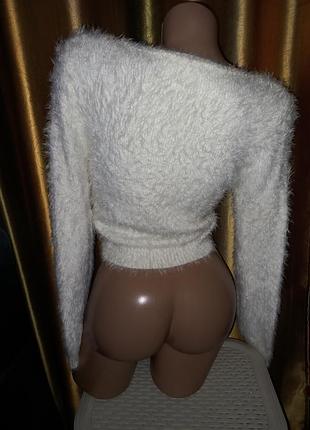 Светр травичка білосніжний 2