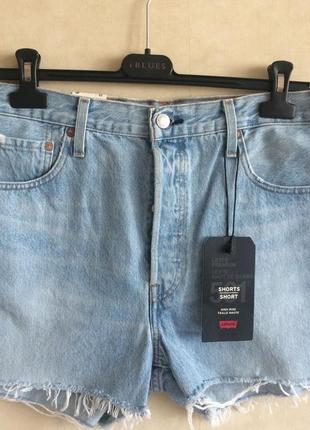 Шорти джинсові світлі levi's 510, w32