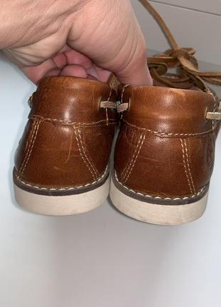 Кожаные мокасины timberland 8