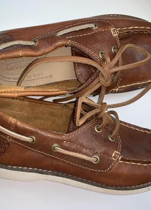 Кожаные мокасины timberland 2