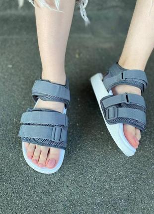 Босоножки adidas originals adilette sandal 2.0 w gray/white5 фото